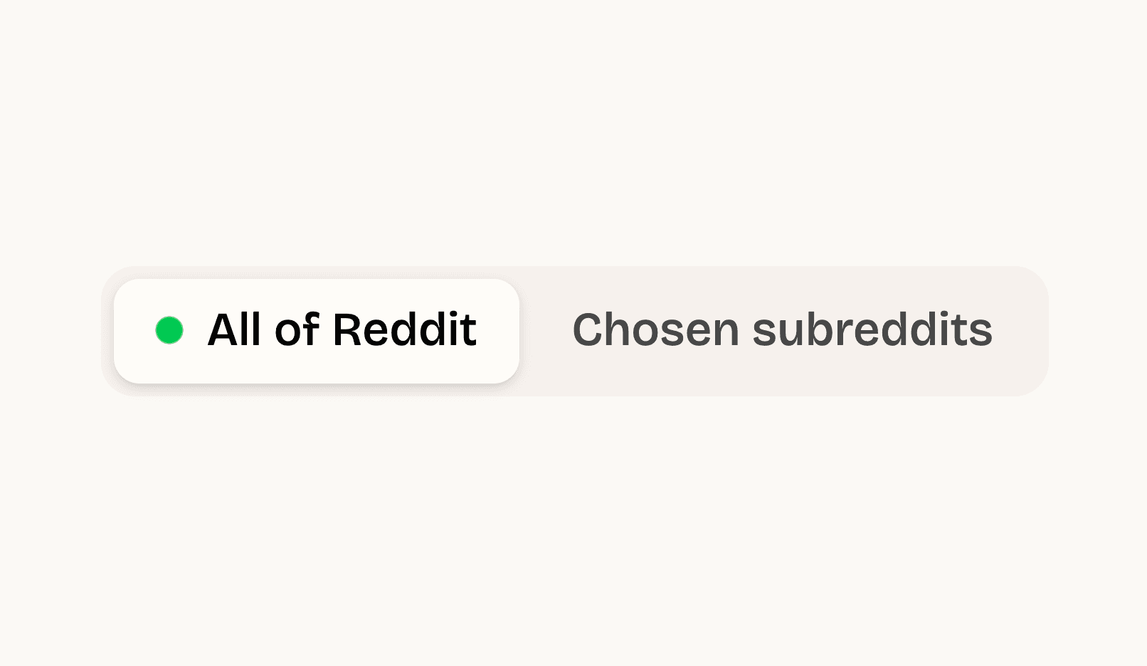 Watch only the subreddits you choose