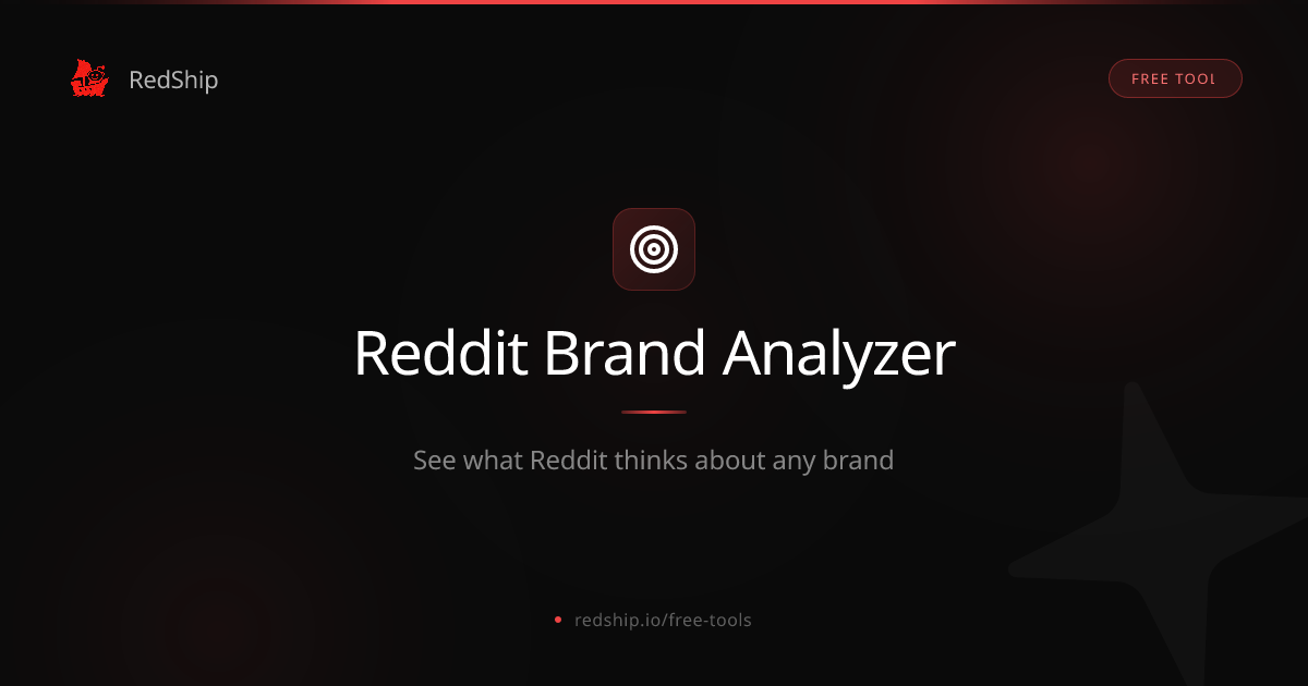 Free Reddit Brand Analyzer - What Does Reddit Think?